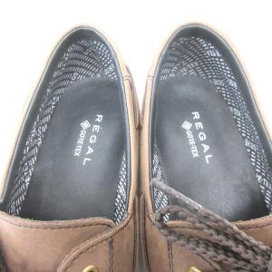 REGAL デッキシューズ GORE-TEX ゴアテックス ヌバック レザー 茶 ブラウン 25cm