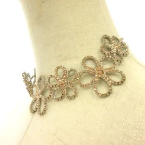 VENDOME AOYAMA 美品 ネックレス ペンダント チョーカー イヤリング ビジュー 2点セット シルバーカラー