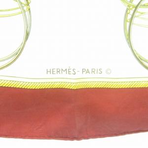 HERMES カレ90 La Perriere スカーフ ストール ショール 赤 レッド系