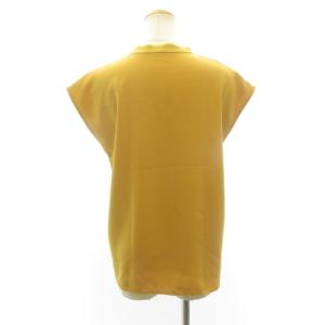 SHIPS 近年モデル 美品 ノースリーブ カットソー ブラウス 黄色 イエロー 約M-L