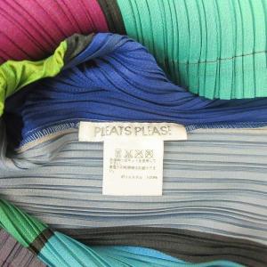 PLEATS PLEASE ISSEY MIYAKE 美品 16SS カラータワー COLOR TOWER ノースリーブカットソー ストレッチ マルチカラー 03 約L 0227