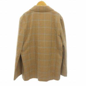 GUCCI テーラードジャケット ブレザー 千鳥格子 694184 ブラウン系 46