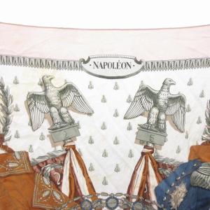 HERMES カレ90 大判スカーフ ストール ナポレオン NAPOLEON シルク マルチカラー