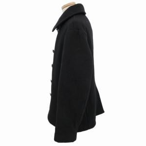 Schott U.S. 740n pea jacket Pコート ジャケット 2B 46 XL 黒 ブラック EC
