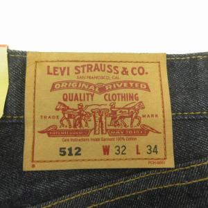 Levi's フラッシャー付 00s デニム リジット インディゴブルー W32 L34