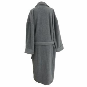 RALPH LAUREN コート ジャケット ガウン ロング丈 ポニー刺繍 M グレー EC