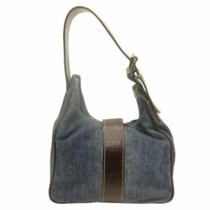 FENDI デニムジーンズハンドバッグ ブルー
