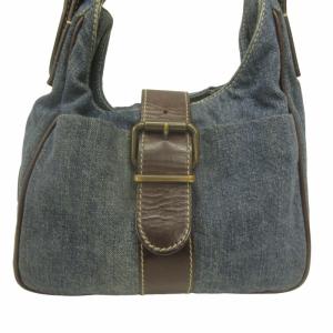 FENDI デニムジーンズハンドバッグ ブルー
