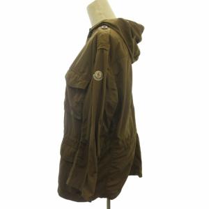 MONCLER ROY GIUBBOTTO ジャケット ブルゾン トリコライン ロゴワッペン カーキ 6 約M G10911A73700 GY31