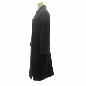 Max Mara ウール コート ジャケット マキシ ロング 総裏 グレー 38 約M DC6