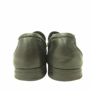 Salvatore Ferragamo ガンチーニ装飾 ローファー レザーシューズ 皮革 黒 ブラック 10 約29?p