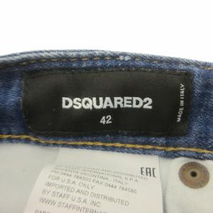 DSQUARED2 17SS GLAM HEAD JEAN グラムヘッドジーンズ デニムパンツ デストロイ加工 パッチワーク クラッシュ ストレッチ