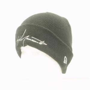 Yohji Yamamoto プールオム ×ニューエラ NEW ERA ニット帽 HC-H79-567 黒 ブラック