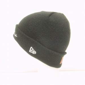 Yohji Yamamoto プールオム ×ニューエラ NEW ERA ニット帽 HC-H79-567 黒 ブラック