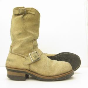 RED WING 希少 廃番モデル 91年製 プリントタグ 8268 PT83 エンジニアブーツ ラフアウト 7D