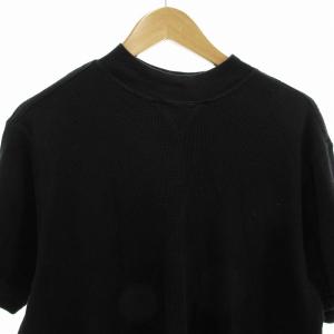 TAKAHIROMIYASHITATheSoloIst. サーマルカットソー Tシャツ ワッフル モックネック 半袖 50 L 紺 ネイビー