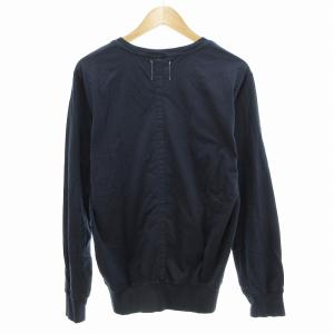 TAKAHIROMIYASHITATheSoloIst. 近年 Tシャツ ロンT 長袖 クルーネック 胸ポケット 52 L 紺 ネイビー 0022aSS18