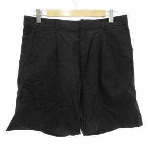 美品 ショートパンツ ハーフ タック ジッパーフライ グレー
