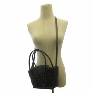 BOTTEGA VENETA マキシイントレチャート ミニザアルコ 2WAY ブラック 600606