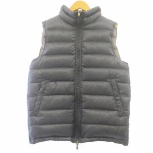 HERNO リバーシブルダウンベスト ジャケット 茶 ブラウン 46 約S