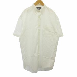 BLAKE 美品 ボタンダウンシャツ ポニー刺繍 半袖 白 ホワイト Lサイズ