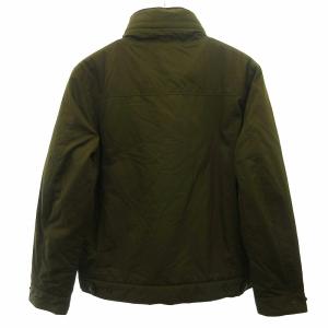 POLO RALPH LAUREN 90s ブルゾン ジャケット 裏地キルティング フード収納可 ポニー刺繍 カーキ M