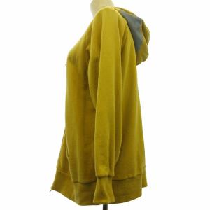 HUNTING WORLD × ヘルスニット ジップアップパーカー スウェット 黄色 イエロー L