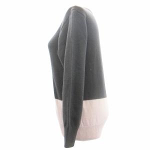 Christian Dior SPORTS 90s ヴィンテージ パターゴルフ ニット セーター プルオーバー ウール100％ 長袖 黒 ブラック パープル