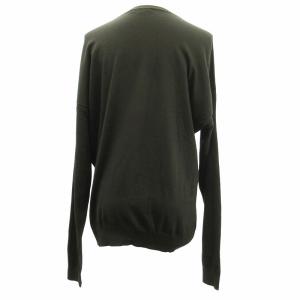 EPOCA 近年 美品 ニット セーター ウール Vネック 長袖 黒 ブラック 46 約S GY31