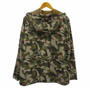 HUNTING WORLD 美品 カモフラ マウンテンパーカー ブルゾン ジャケット 裏地メッシュ 緑 グリーン L