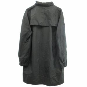 Salvatore Ferragamo 美品 ナイロンコート ジャケット ガンチーニファスナー フード収納可能 大きいサイズ 黒 ブラック 50 L-XL相当