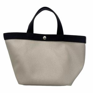 Hervé Chapelier 707GP リュクス 舟形トート ハンドバッグ コーテッドキャンバス マスティック×モカ