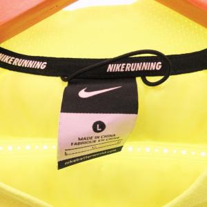 NIKE ダウンベストブルゾン イエロー L