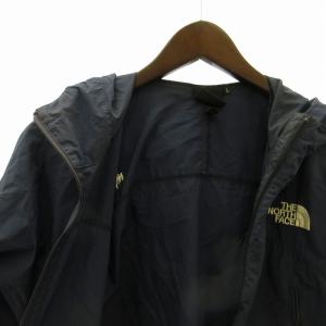 THE NORTH FACE マウンテンパーカー レインジャケット ロゴ刺繍 紺 ネイビー Lサイズ NP21740 1213