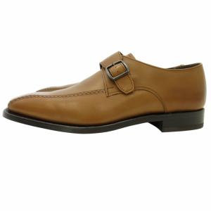 REGAL モンクストラップ ドレスシューズ ビジネスシューズ レザー スクエアトゥ 茶系 ブラウン系 25.5cm ECO 1216