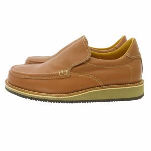 REGAL レザー スリッポン シューズ モカシン 革靴 茶系 ブラウン系 25.5?p W351AE ECO 1216