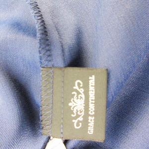 GRACE CONTINENTAL 21SS エスニックプリント スカート 花柄 ロング 黒 ブラック 36 約S 1218
