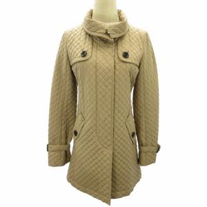 裏地ノバチェック キルティングコート ベージュ 36