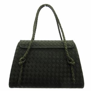 BOTTEGA VENETA ヴィンテージ イントレチャート ハンドバッグ ブラック 941228