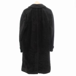 AGNONA アルパカ チェスターコート 52 ブラック