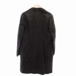 LANVIN チェスターコート 52 ブラウン ブラック
