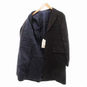 LANVIN チェスターコート 52 ブラウン ブラック