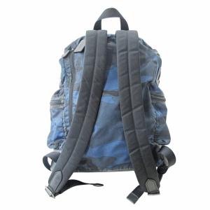 COACH カモフラ柄 迷彩柄 リュックサック バックパック デイパック ネイビー 紺 F72036 0106 AA