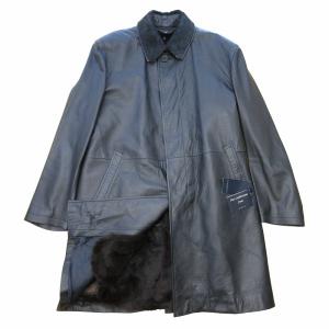 希少 デッドストック 4WAY ラムレザー ステンカラーコート