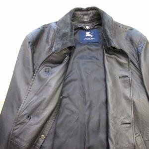 BURBERRY LONDON 希少 デッドストック 4WAY ラムレザー ステンカラーコート