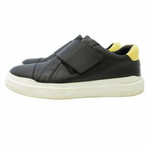 COLE HAAN GRAND SERIES グランドプロ ラリー ベルクロスニーカー シューズ レザー 黒 ブラック 白 ホワイト US7.5