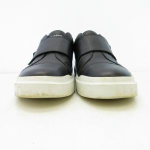 COLE HAAN GRAND SERIES グランドプロ ラリー ベルクロスニーカー シューズ レザー 黒 ブラック 白 ホワイト US7.5