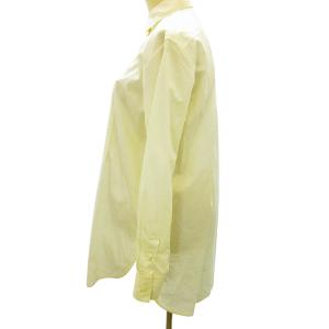 CELINE シャツワンピース ブラウス フロントデザイン 比翼 白 ホワイト 34 約XSサイズ AA 0107