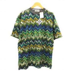 SPORT タグ付き 総柄 Tシャツ マルチカラー L MS41U7RZ1 ECO 0203