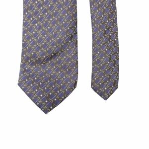 Vivienne Westwood オーブ柄 シルクネクタイ パープル系